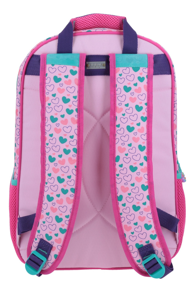 Mochila Grande Chenson Magic Panda Happy Girl Iridiscente Color Rosa 3