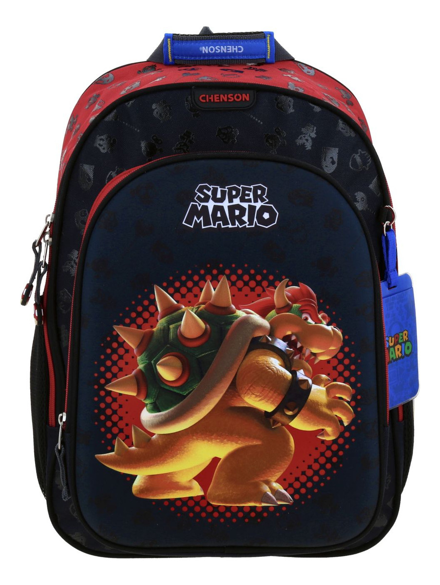 Mochila Grande Chenson Mario Bros Bowser Bowie
