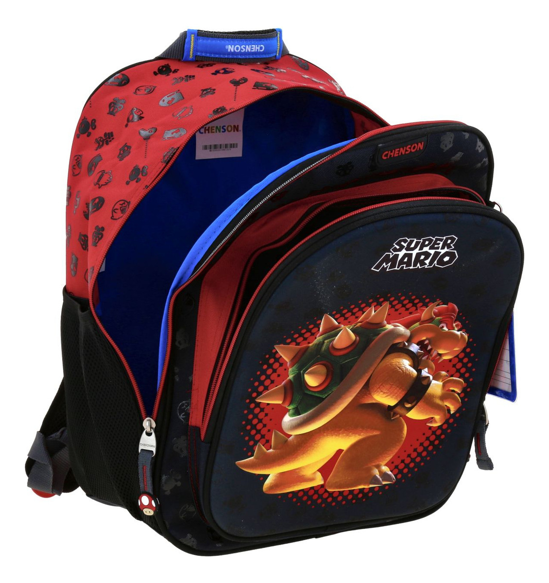 Mochila Grande Chenson Mario Bros Bowser Bowie - vista 2