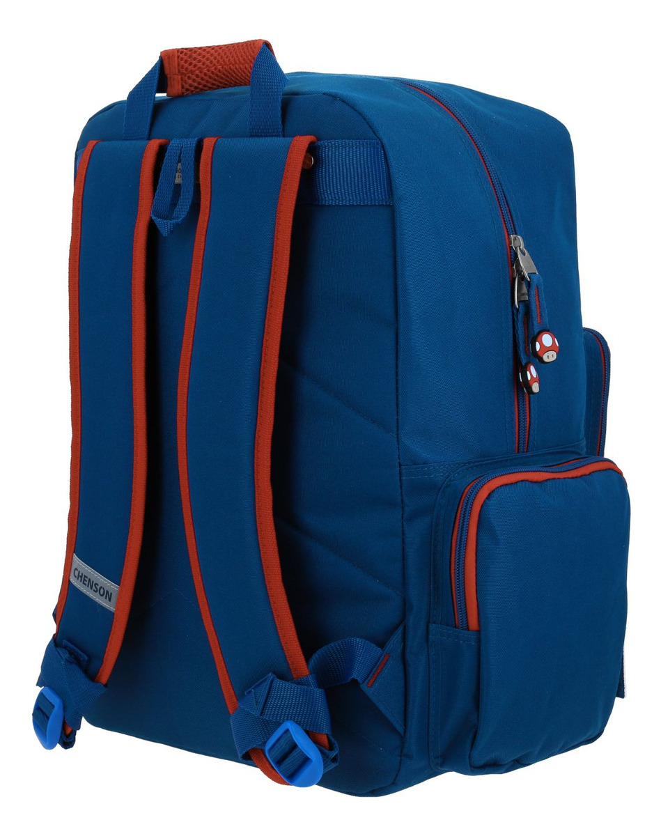 Mochila Grande Chenson Mario Bros Brife Mb70210-9 - vista 2