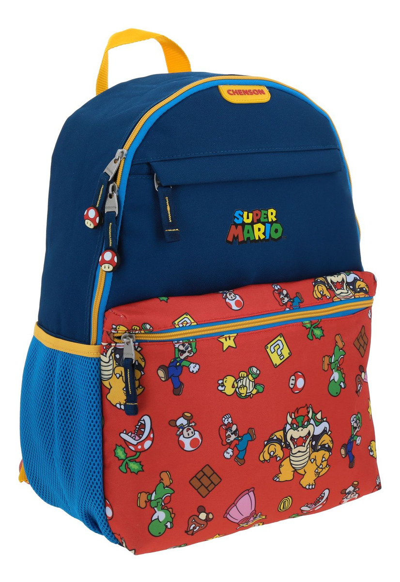 Mochila Grande Chenson Mario Bros Clasico Palac 2