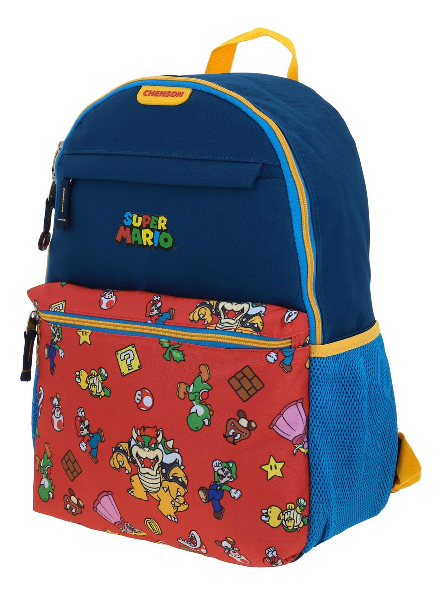 Mochila Grande Chenson Mario Bros Clasico Palac - vista 2