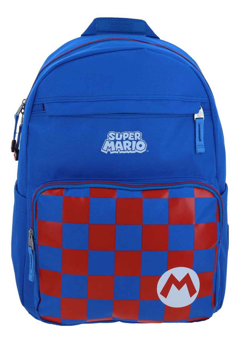 Mochila Grande Chenson Mario Bros Flacster Mb70325-9