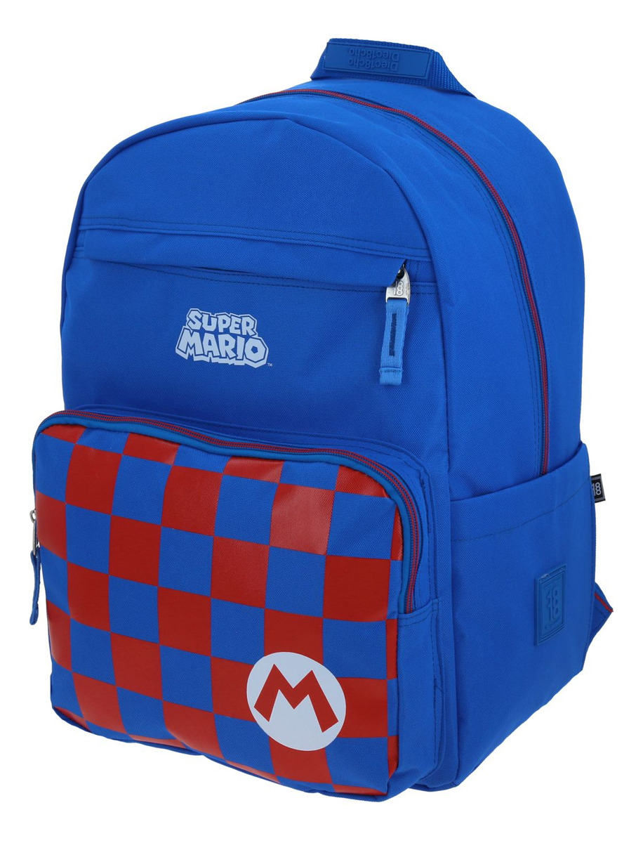 Mochila Grande Chenson Mario Bros Flacster Mb70325-9 2