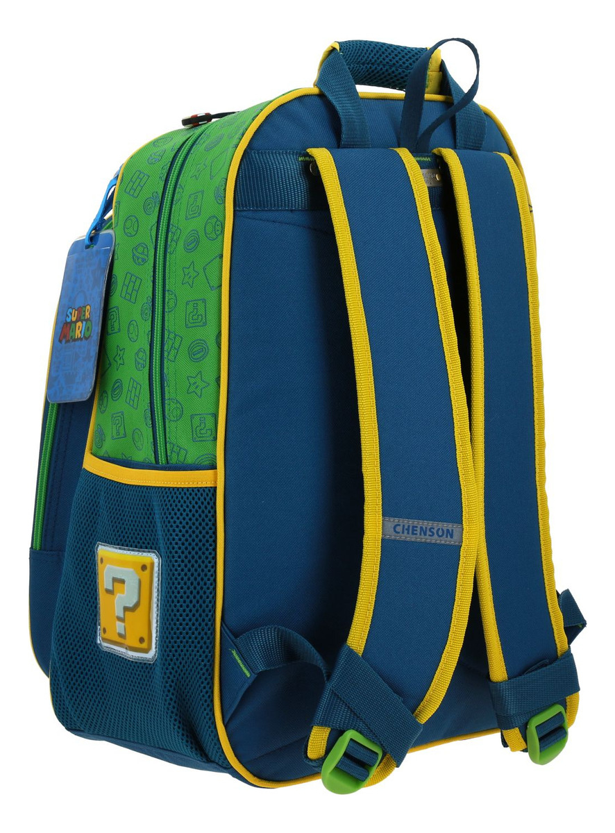 Mochila Grande Chenson Mario Bros Yoshi Mb70626-9 Sploshi 3
