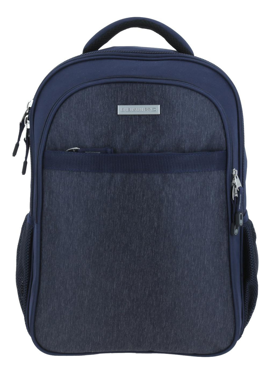 Mochila Grande Chenson Pro Heri Azul Porta Laptop De 15