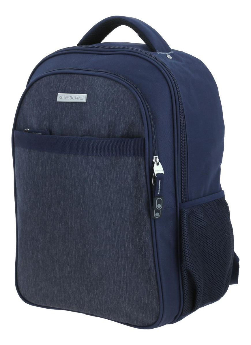 Mochila Grande Chenson Pro Heri Azul Porta Laptop De 15 2