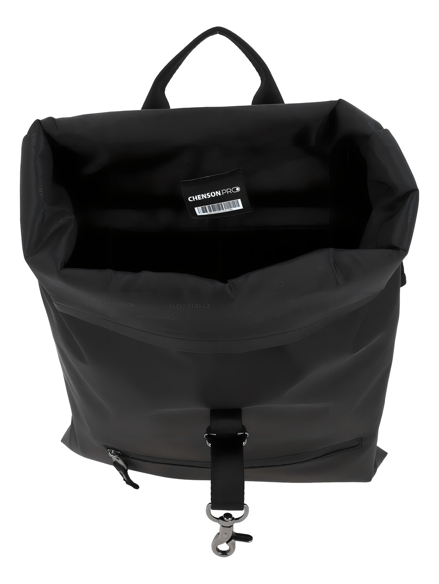 Mochila Grande Chenson Pro Rambo Color Negro Broche Diseño De La Tela Lisa 3