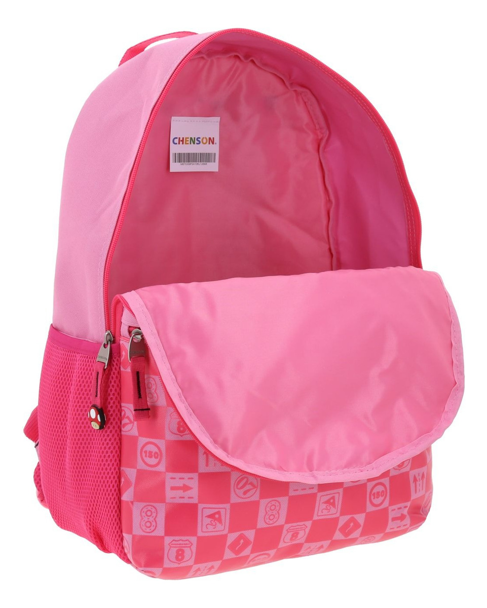 Mochila Grande Chenson Super Mario Kart Gogo Peach Mb70359-p 5