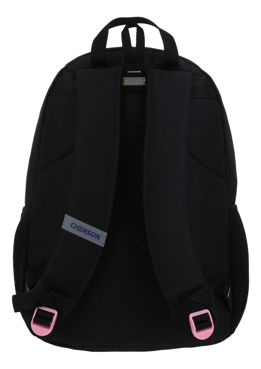 Mochila Grande Chenson Super Mario Kart Gogo Peach Niña Dama Color Negro Diseño De La Tela Liso 3