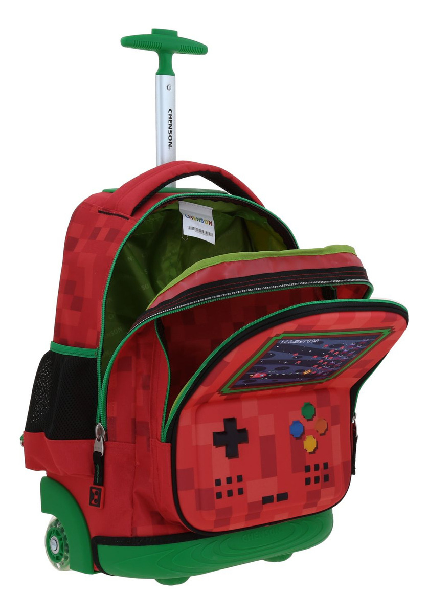 Mochila Grande Con Ruedas Chenson Gamer Galaga 5
