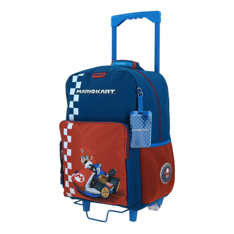 Mochila Grande Con Ruedas Chenson Mario Bros Brife 2
