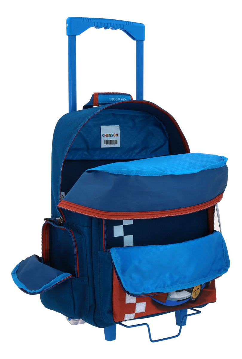 Mochila Grande Con Ruedas Chenson Mario Bros Brife 4
