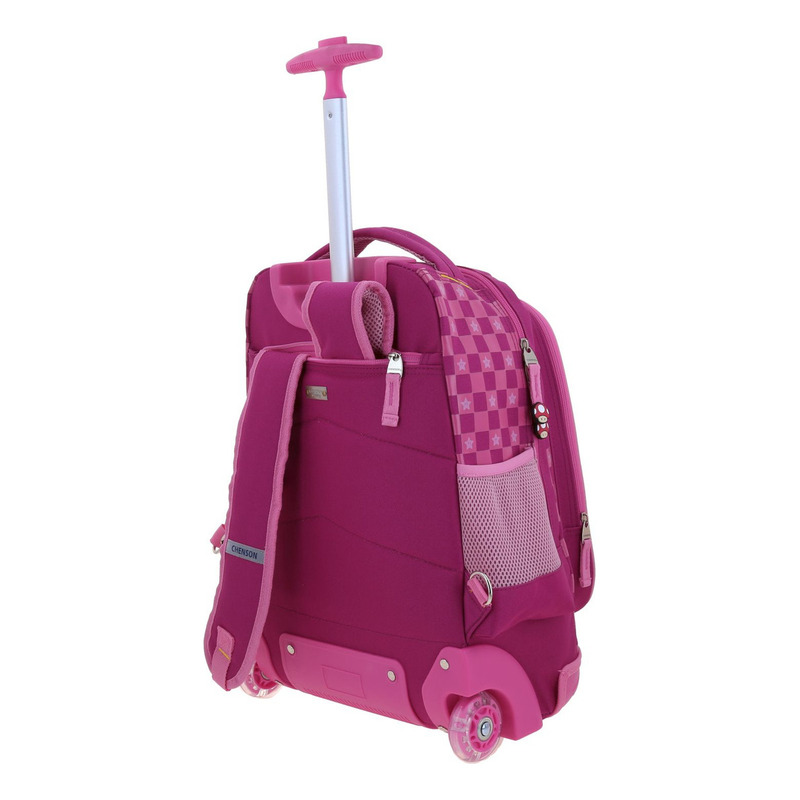 Mochila Grande Con Ruedas Chenson Mario Bros Peach Barb 5