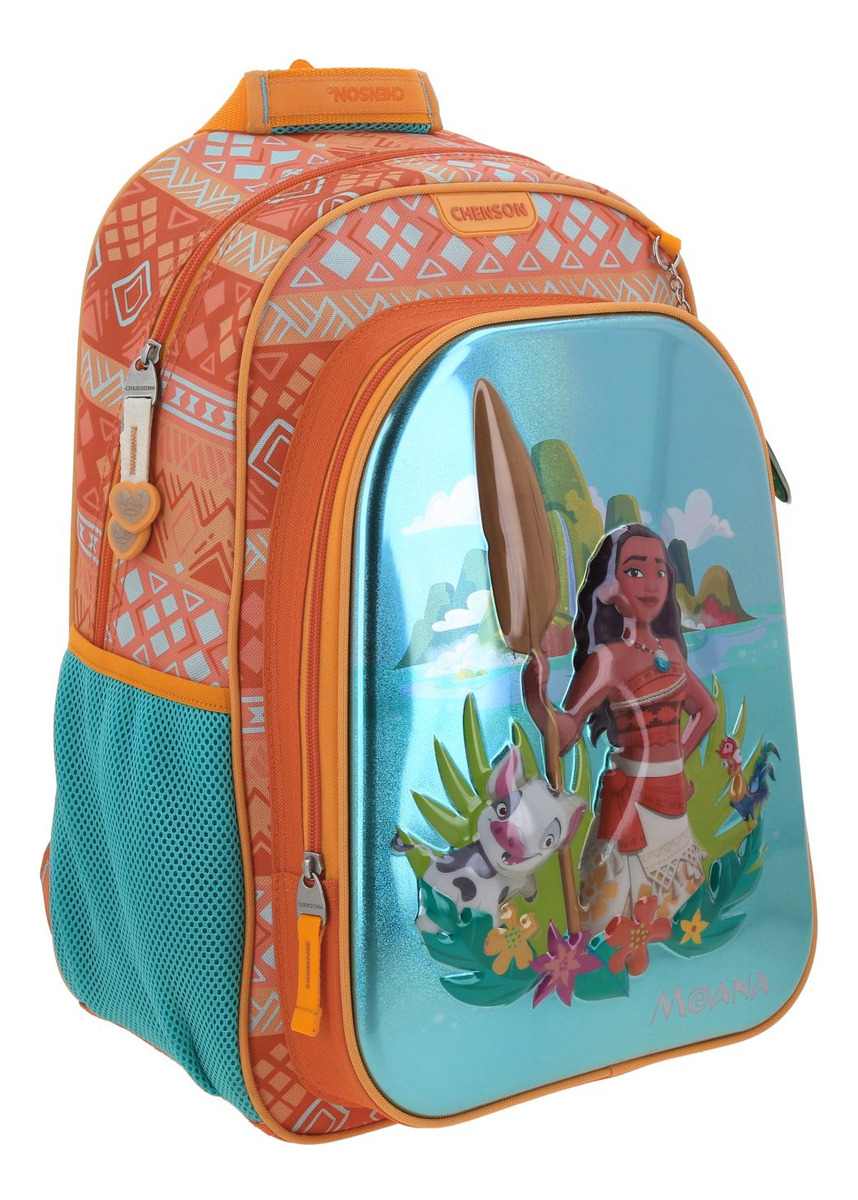 Mochila Grande Escolar Chenson Disney Princesa Moana Pr70745-o Mona 4