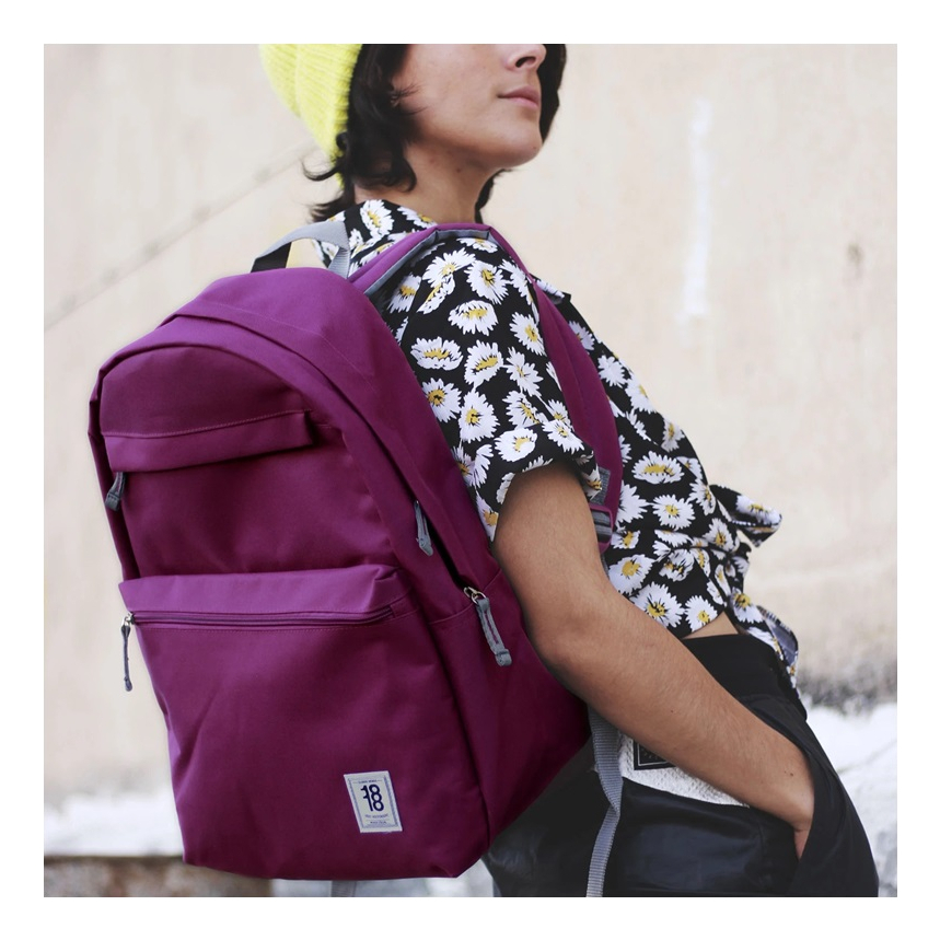 Mochila Grande Juvenil 1861105-v Vino 1818 Chenson 2