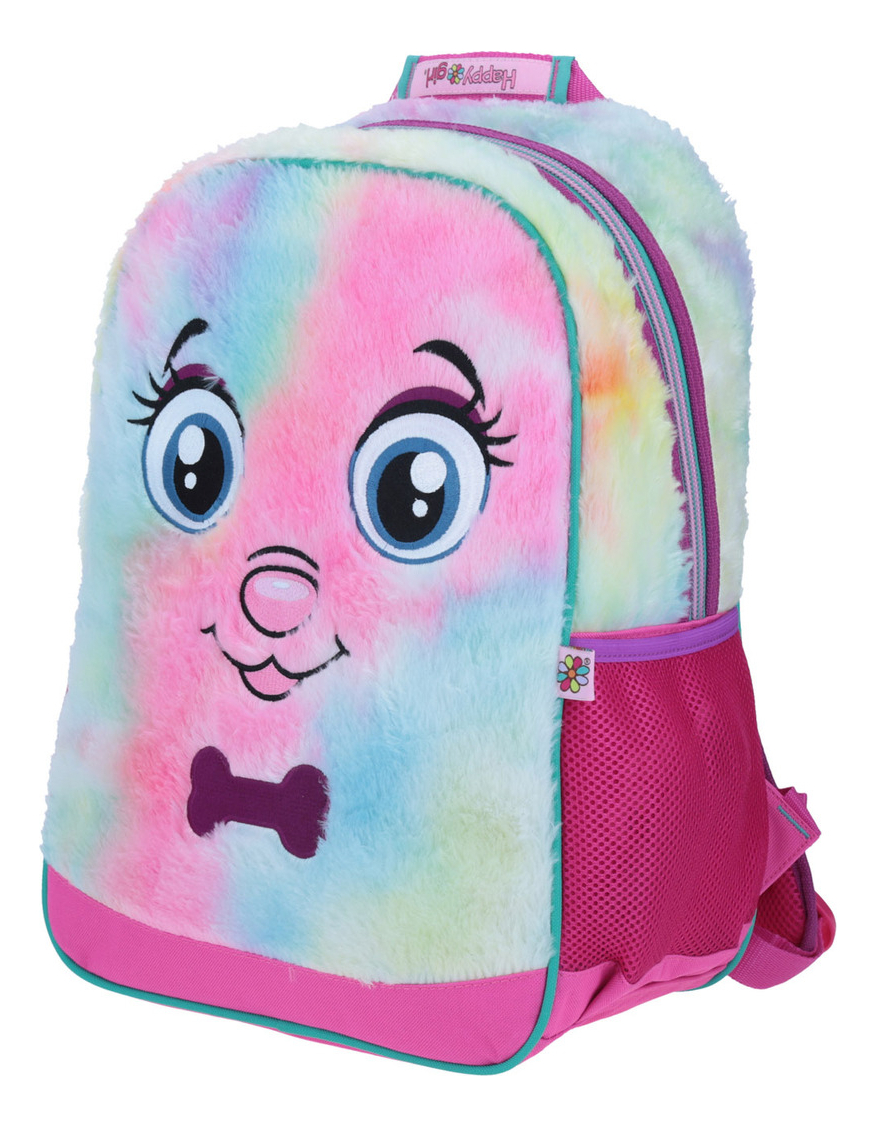 Mochila Grande Rosa Chenson Happy Girl Adha Porta Tablet De 3