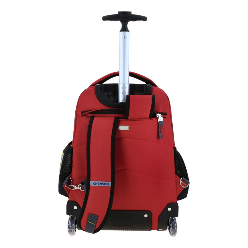 Mochila Grande Ruedas Chenson Mario Bros Bowie 4