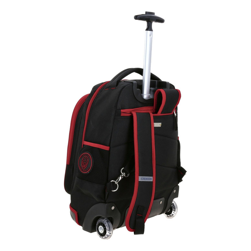 Mochila Grande Ruedas Chenson Miles Morales Caps 3