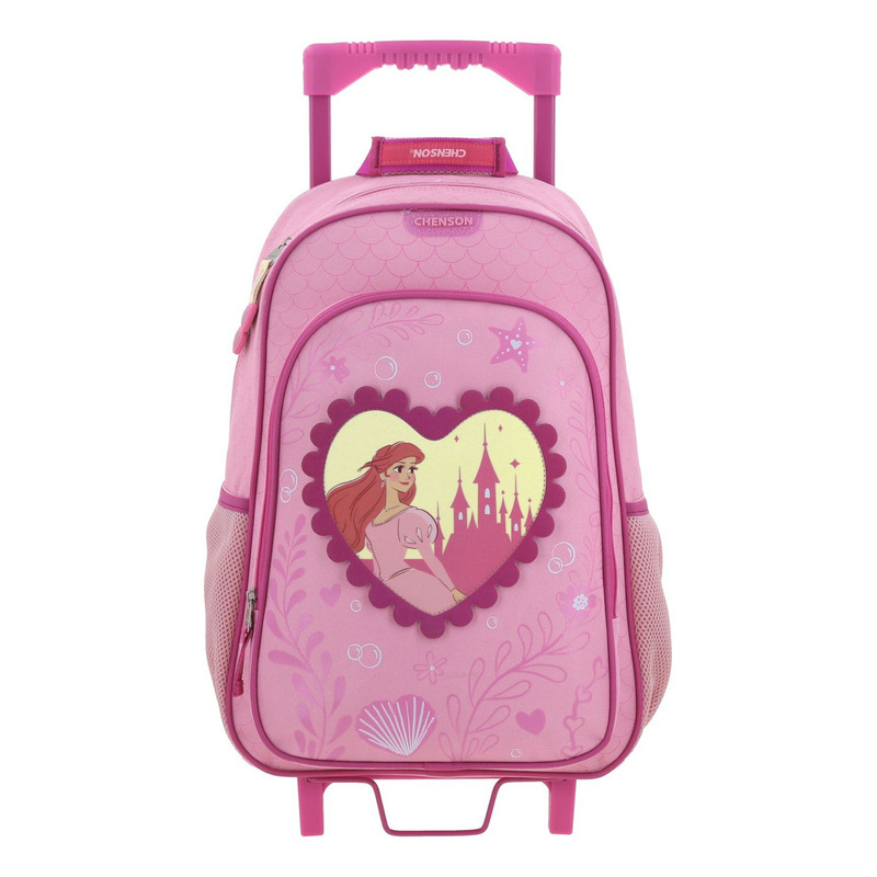 Mochila Grande Ruedas Chenson Princesas Ariel Bff