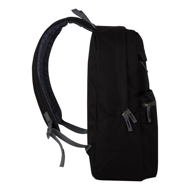 Mochila Grande Unisex 1865572-2 Juvenil Gris Con Negro 1818 2