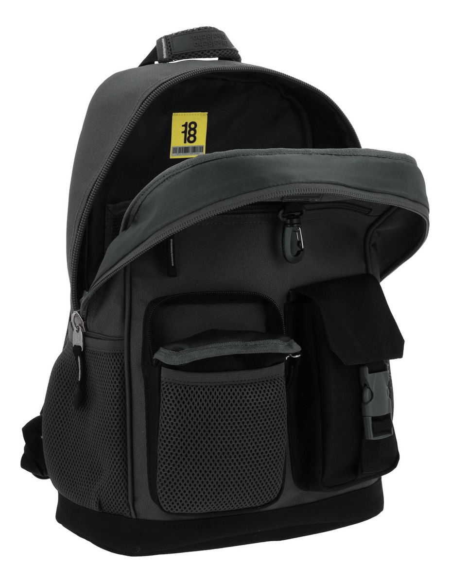 Mochila Gris Porta Tablet De Hasta 10 Pulgadas 1818 Wynni - vista 2