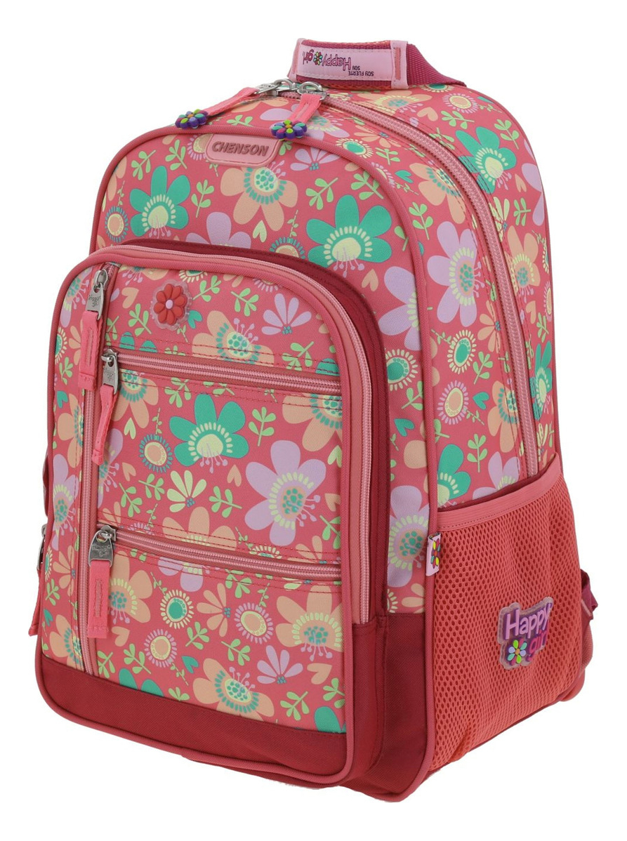 Mochila Happy Girl Floris Primaria Backpack Hg66140-p Color Multicolor 2