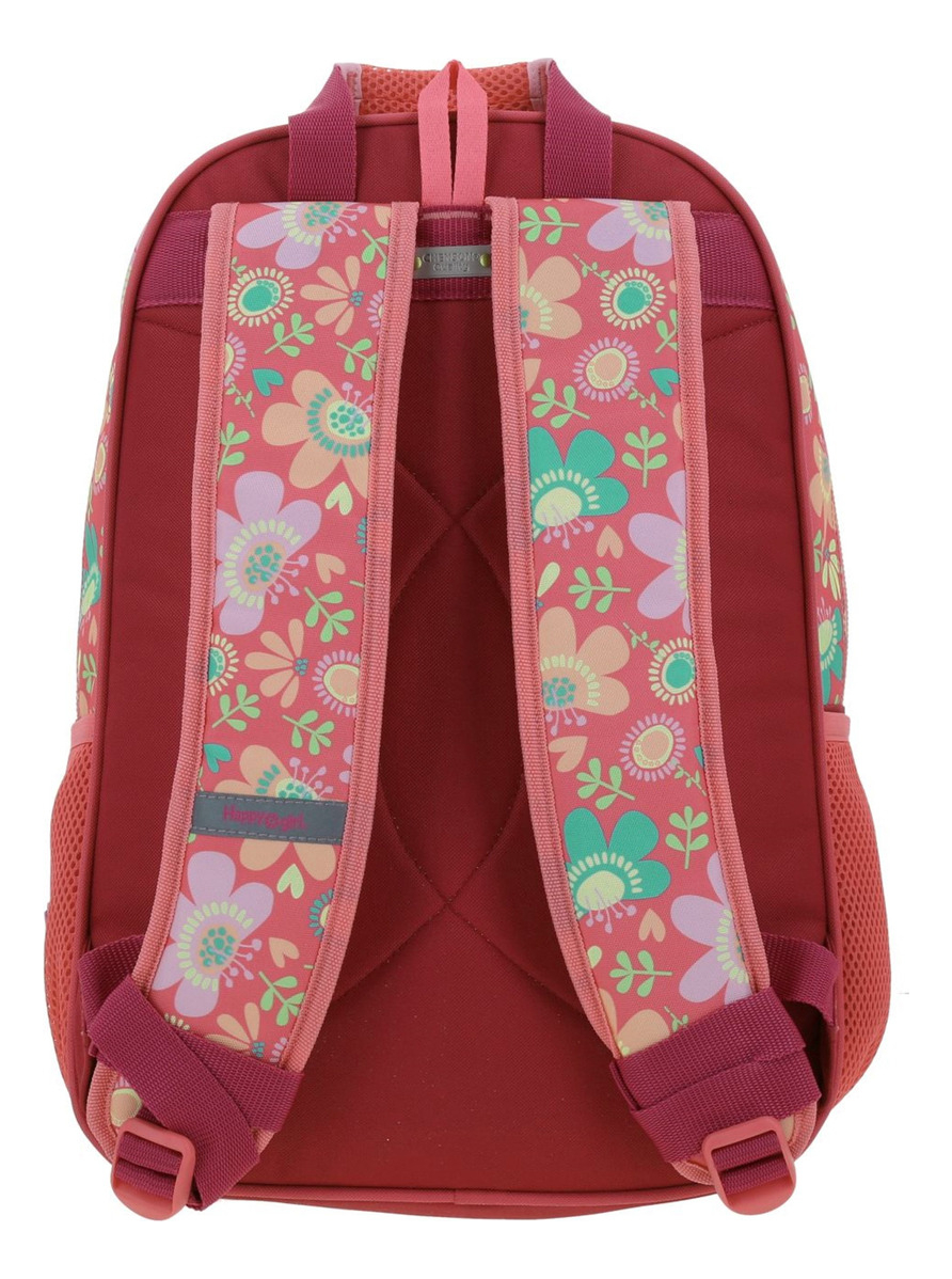 Mochila Happy Girl Floris Primaria Backpack Hg66140-p Color Multicolor 5