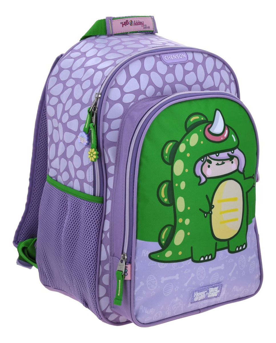 Mochila Happy Girl Vania Bachur Vani Primaria Backpack Vb70701-v Color Lila 2