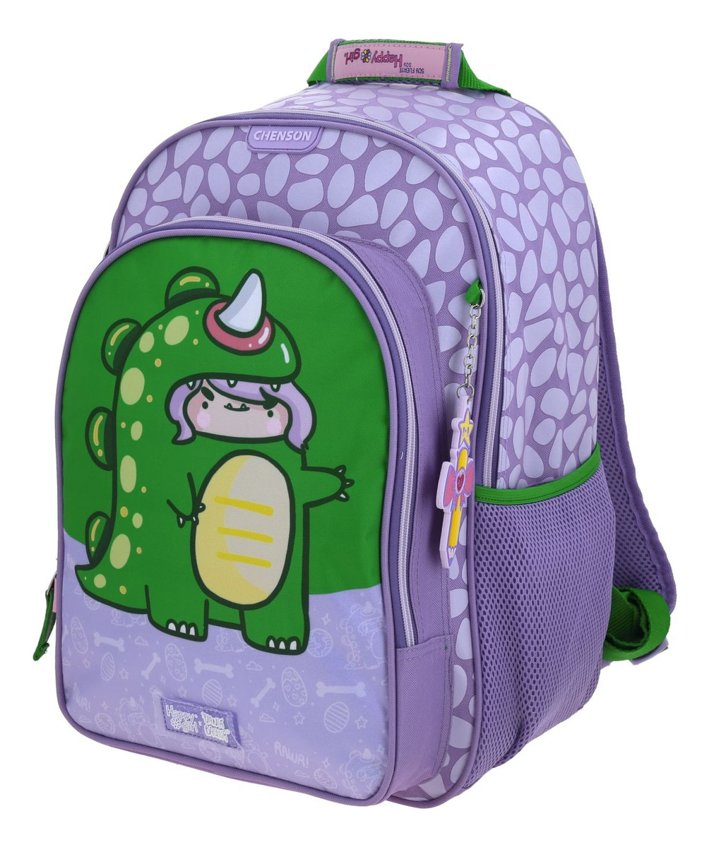 Mochila Happy Girl Vania Bachur Vani Primaria Backpack Vb70701-v Color Lila 3