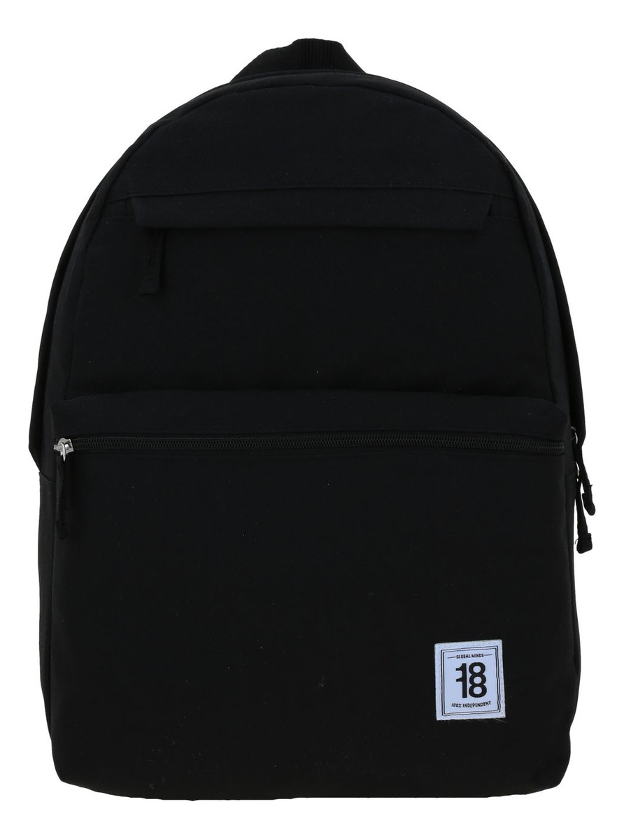 Mochila Juvenil Chenson 1861105-3 Negra Grande Básica