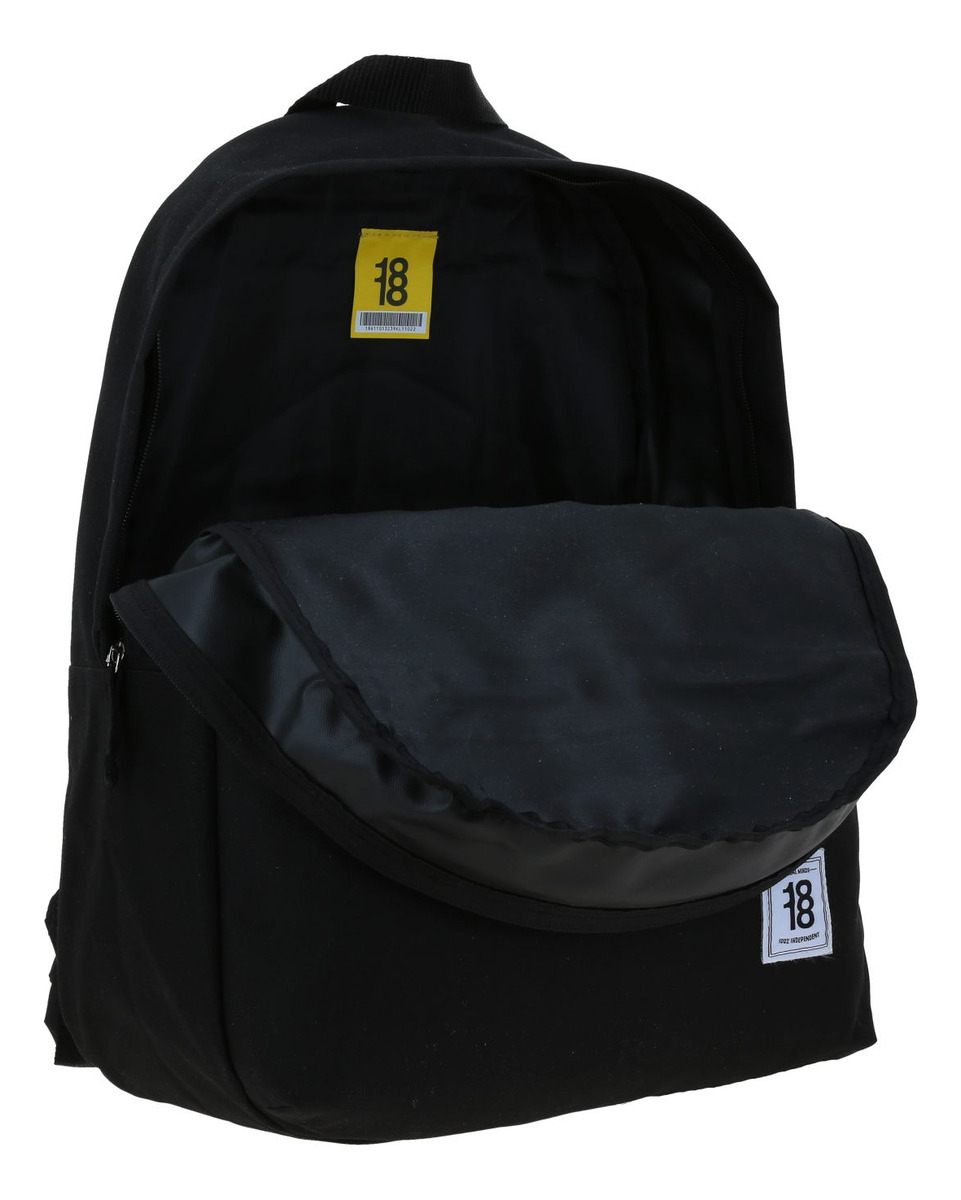Mochila Juvenil Chenson 1861105-3 Negra Grande Básica 5