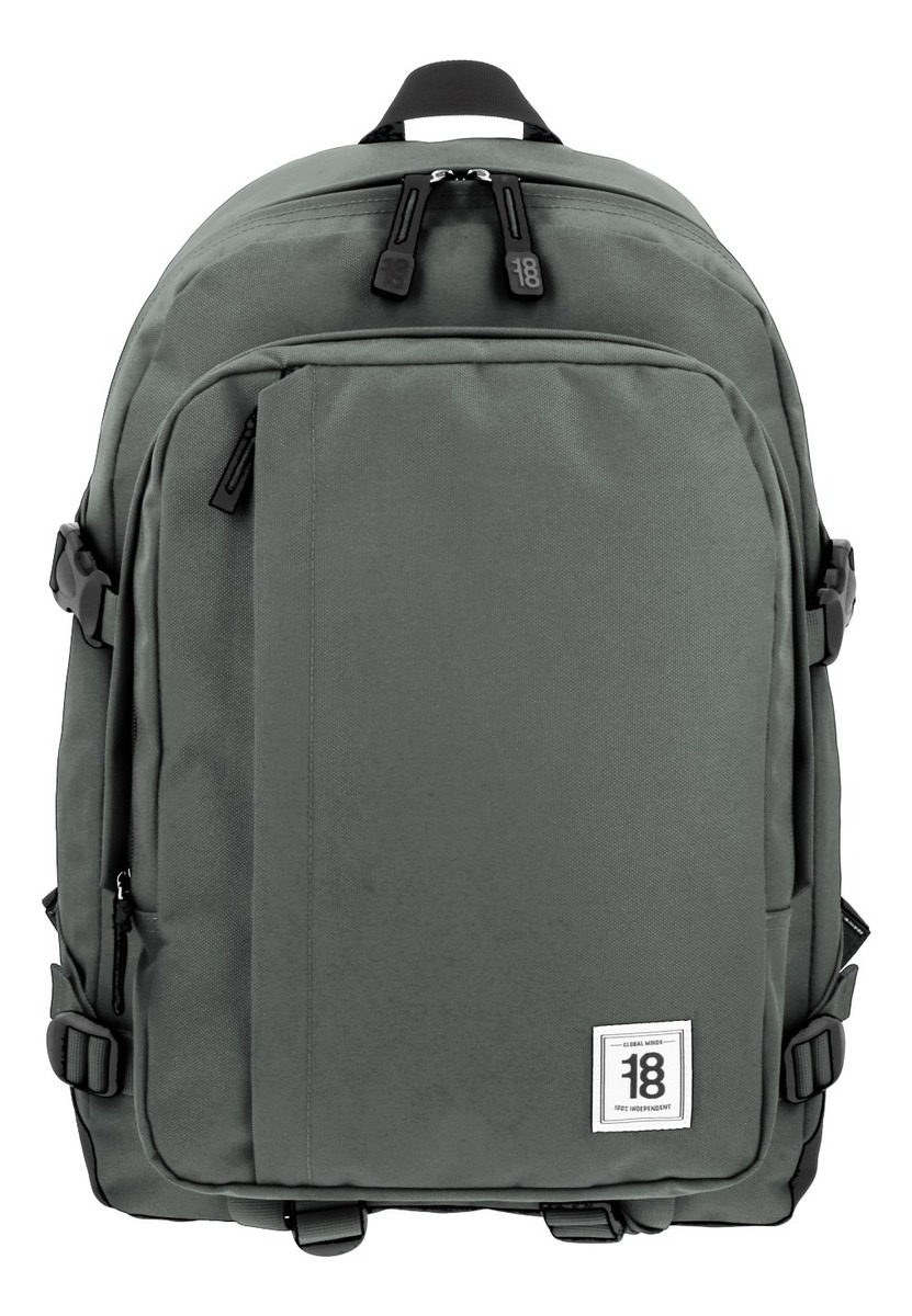 Mochila Juvenil Chenson Grande 1818 Gris Oscuro Unisex  1865950-2 Wynn