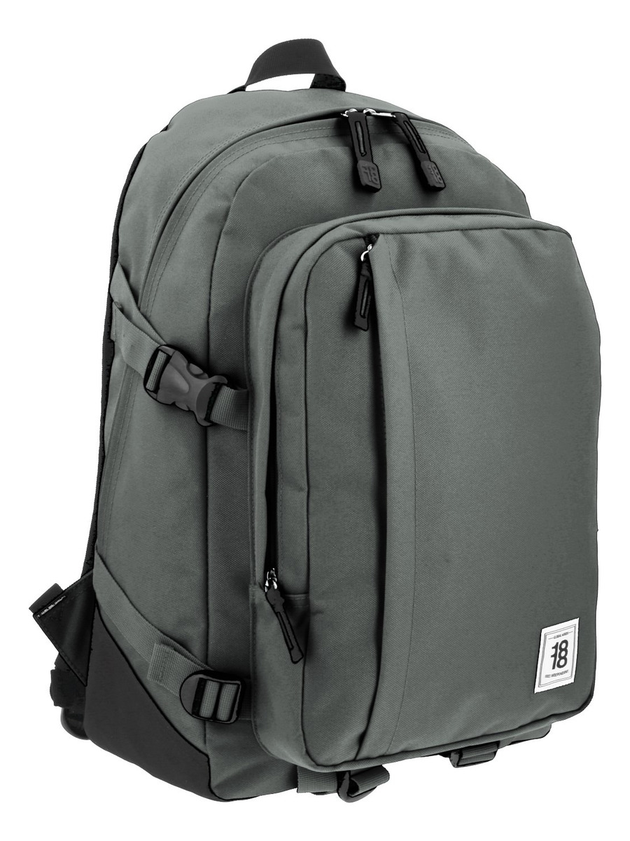 Mochila Juvenil Chenson Grande 1818 Gris Oscuro Unisex  1865950-2 Wynn 4