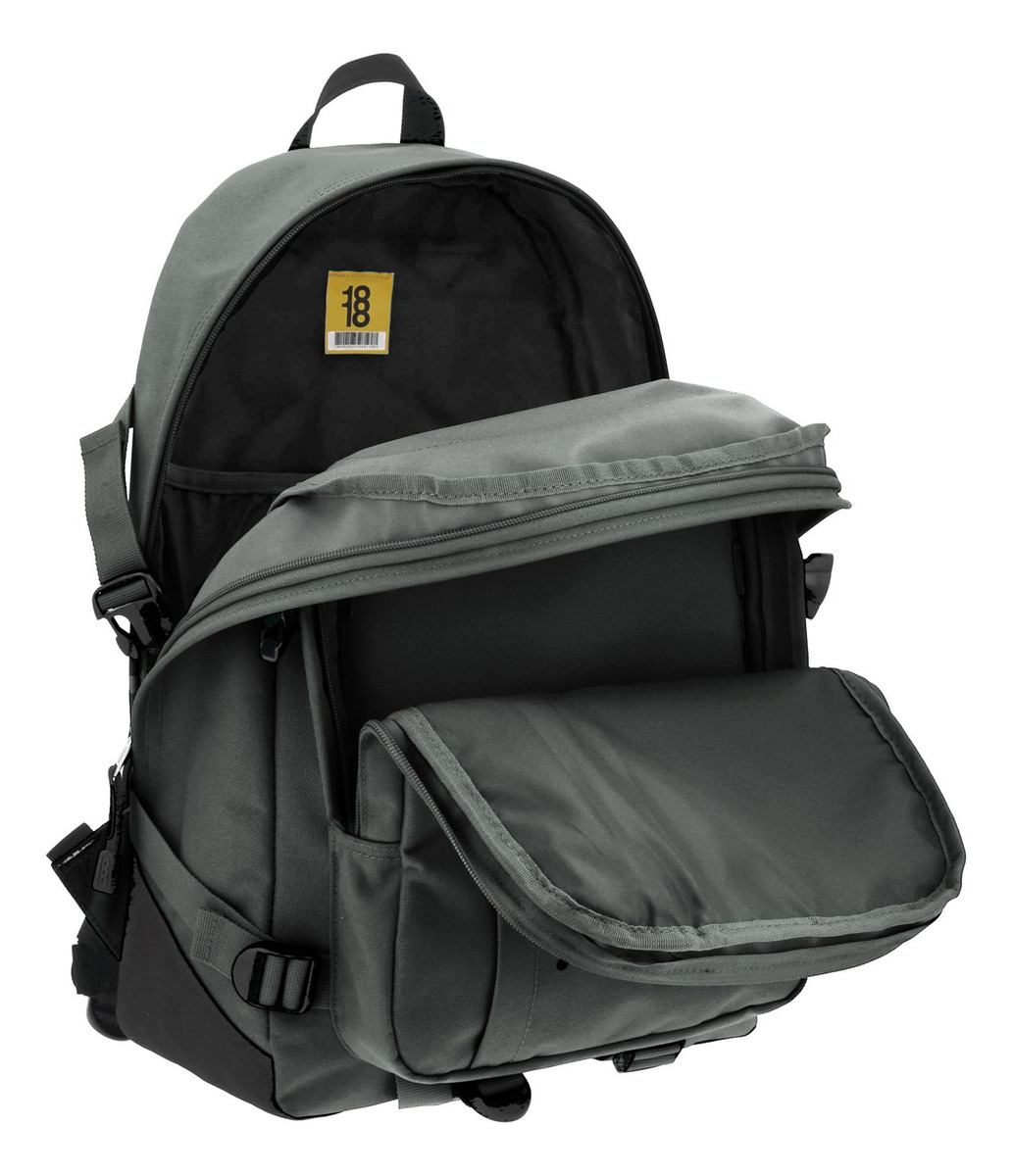 Mochila Juvenil Chenson Grande 1818 Gris Oscuro Unisex  1865950-2 Wynn 5