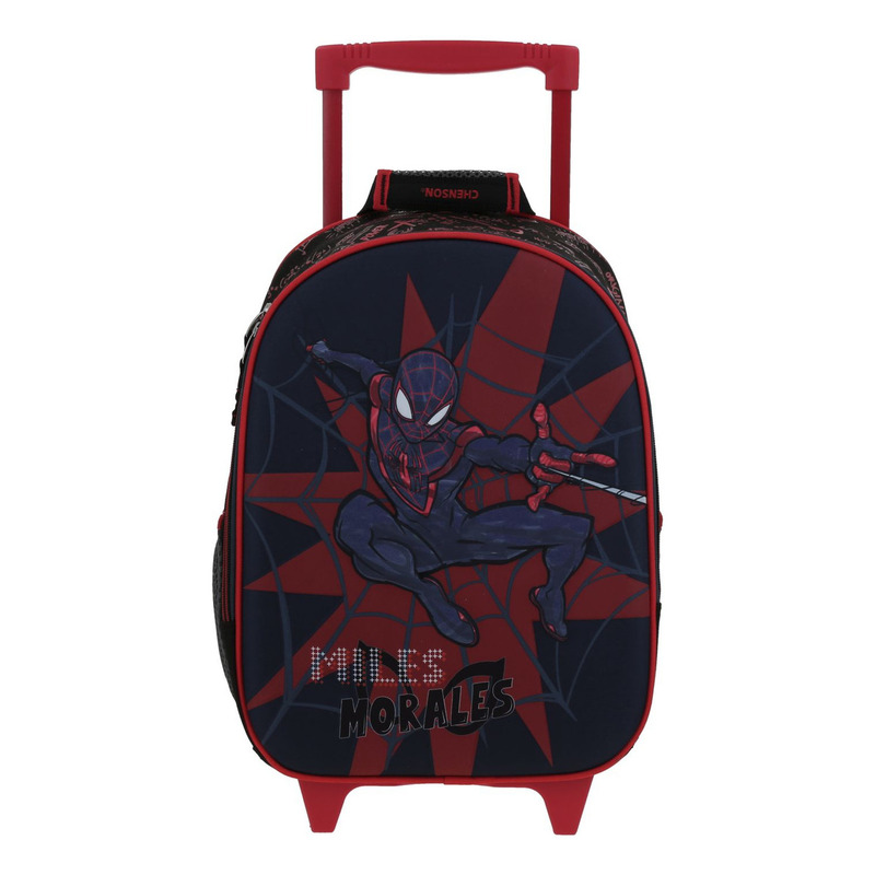 Mochila Kinder Con Ruedas Chenson Miles Morales Dotte