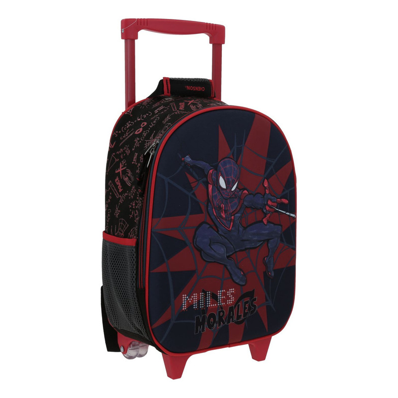 Mochila Kinder Con Ruedas Chenson Miles Morales Dotte 2