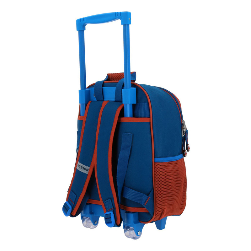 Mochila Mario Bros Brife Kinder Con Carro Mb70213-9 Color Multicolor 3