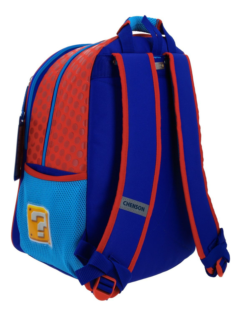 Mochila Mario Bros Esqueip Primaria Backpack Mb70307-9 Color Azul 3
