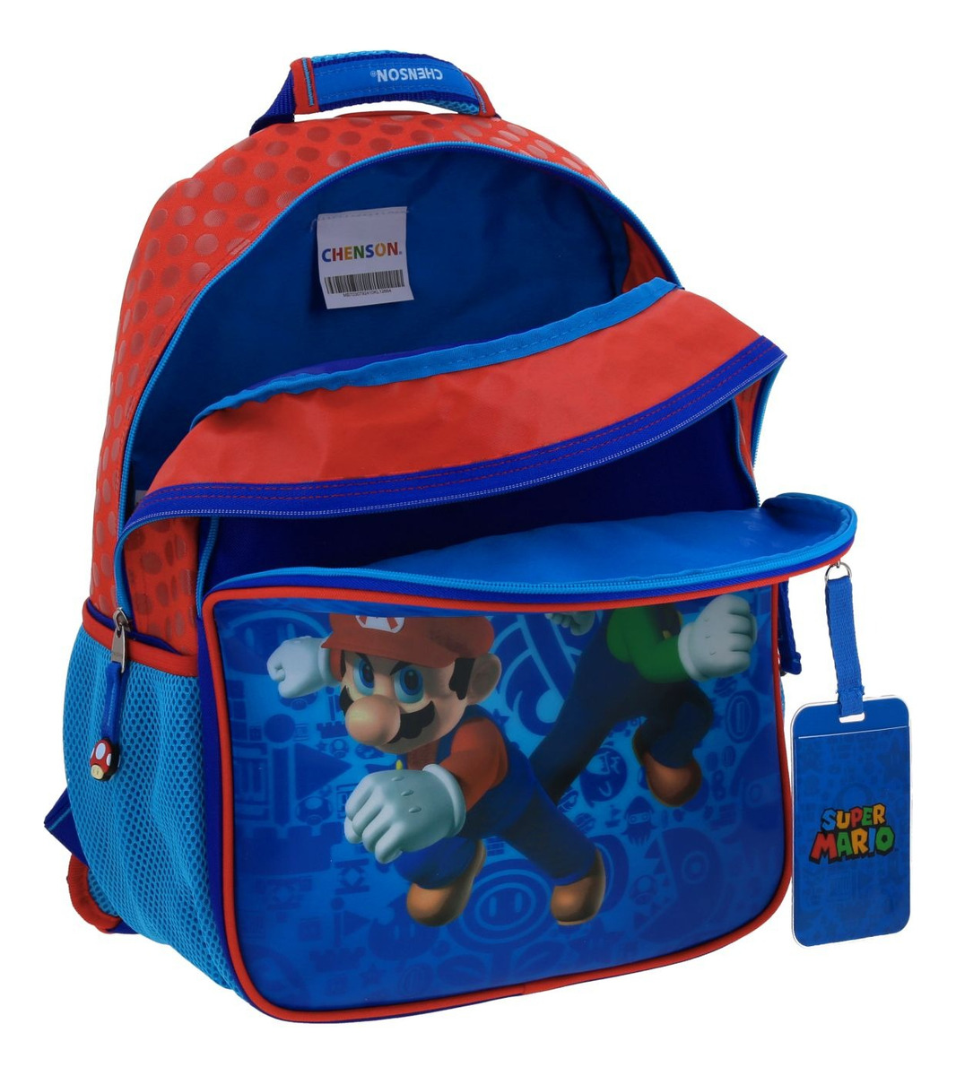Mochila Mario Bros Esqueip Primaria Backpack Mb70307-9 Color Azul 5