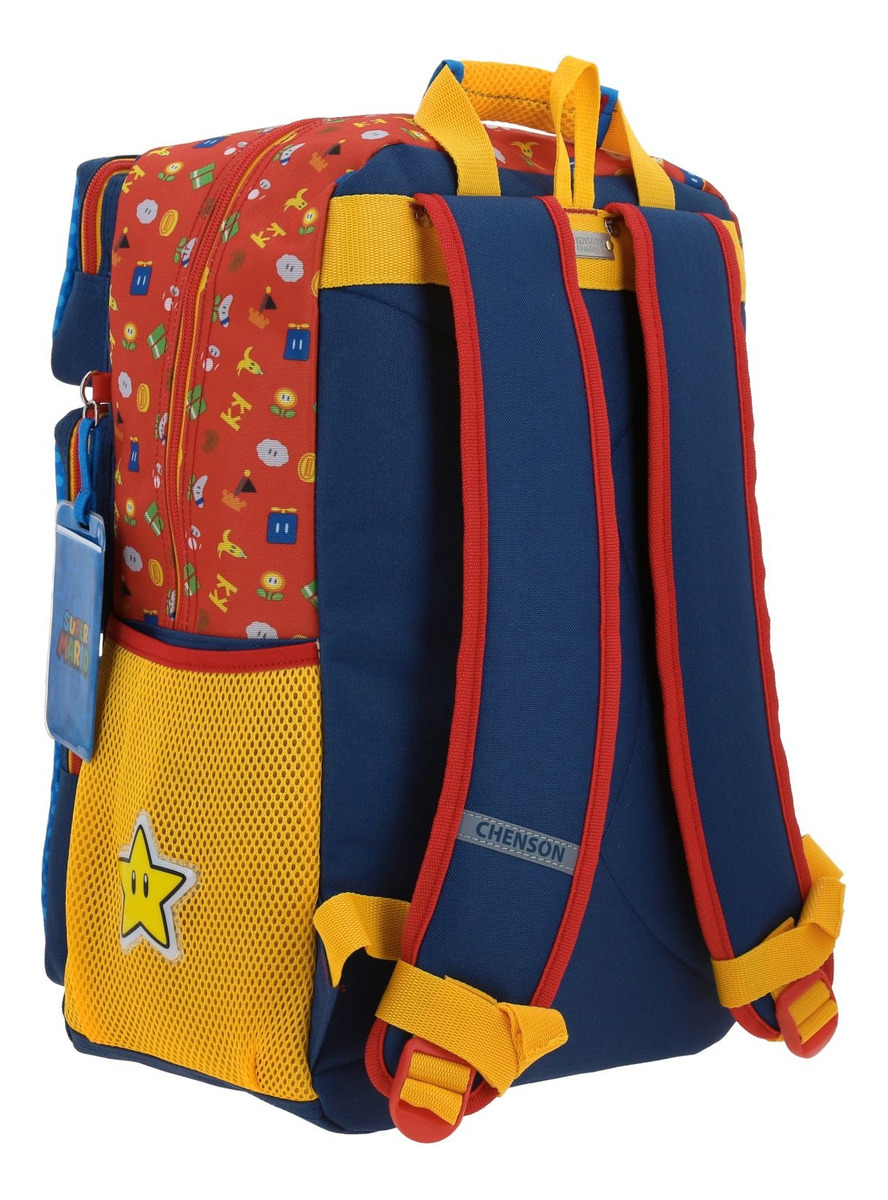 Mochila Mario Bros Onder Primaria Backpack Mb70508-9 Color Multicolor 4