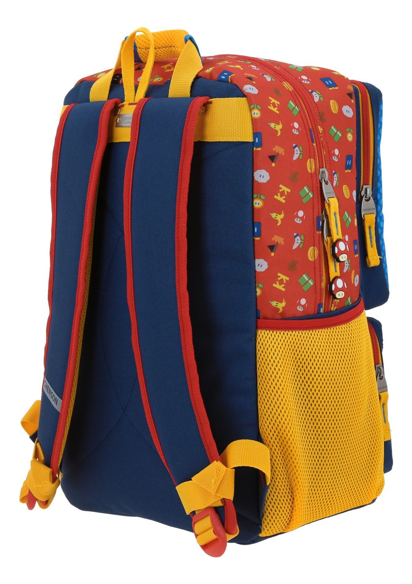 Mochila Mario Bros Onder Primaria Backpack Mb70508-9 Color Multicolor 5