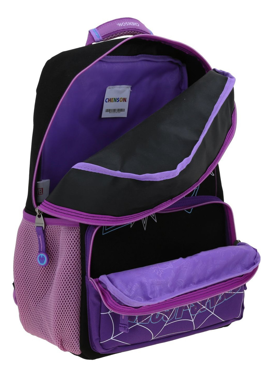 Mochila Miles Morales Estacy Primaria Backpack Mm70310-3 Color Negro - vista 2