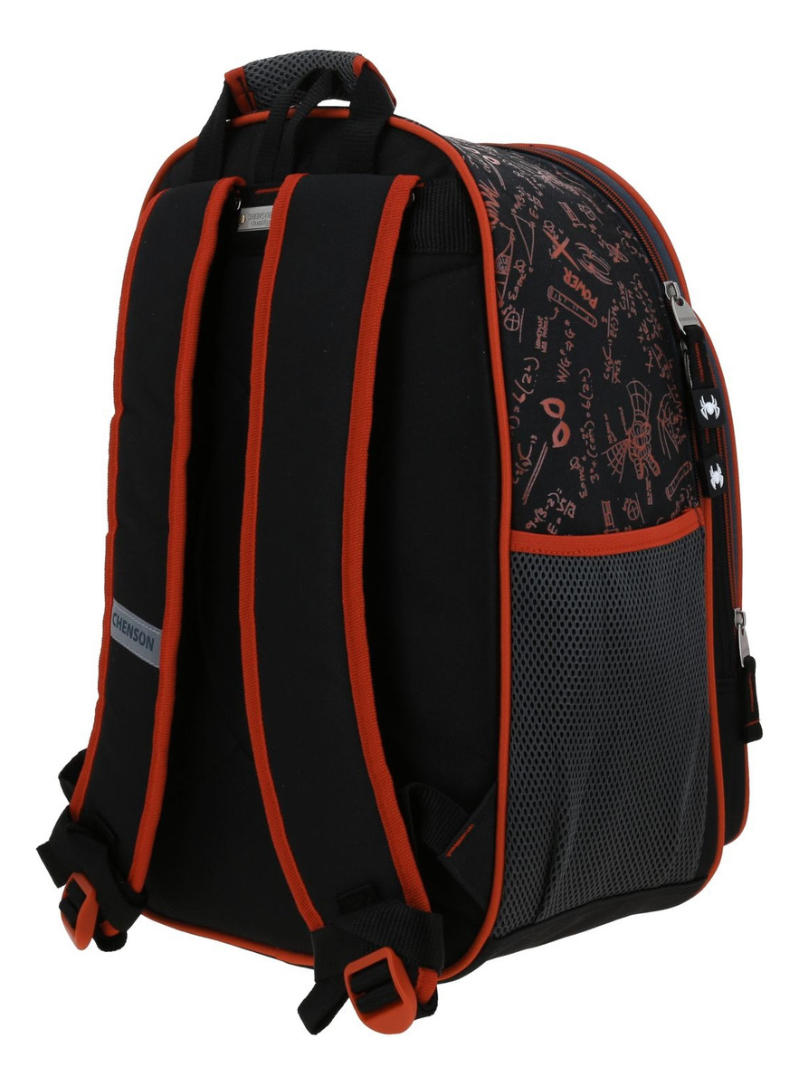 Mochila Negra Grande Miles Morales Chenson Dotte Mm70285-3 4