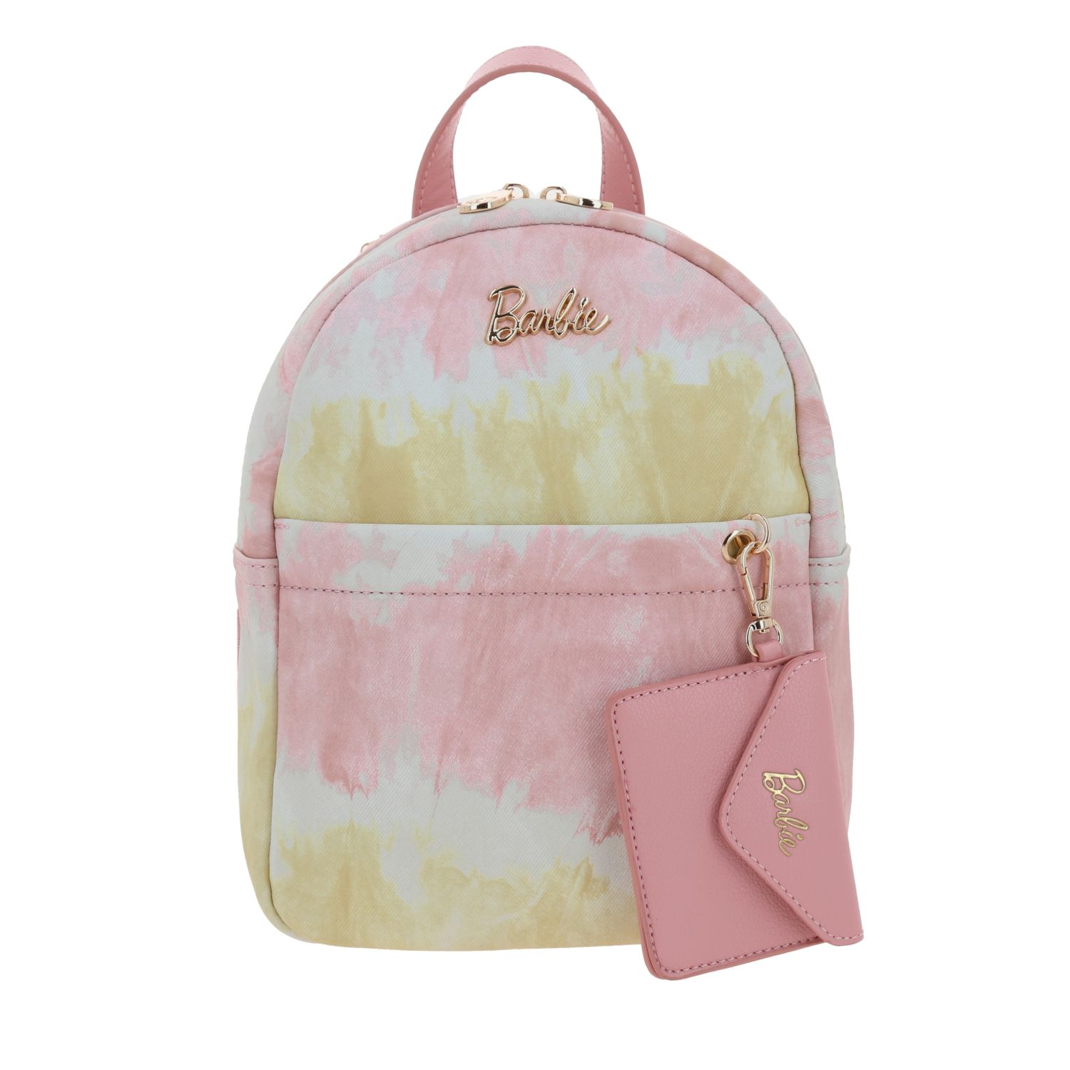 Mochila para mujer casual Barbie by Chenson color rosa con bolsillo frontal