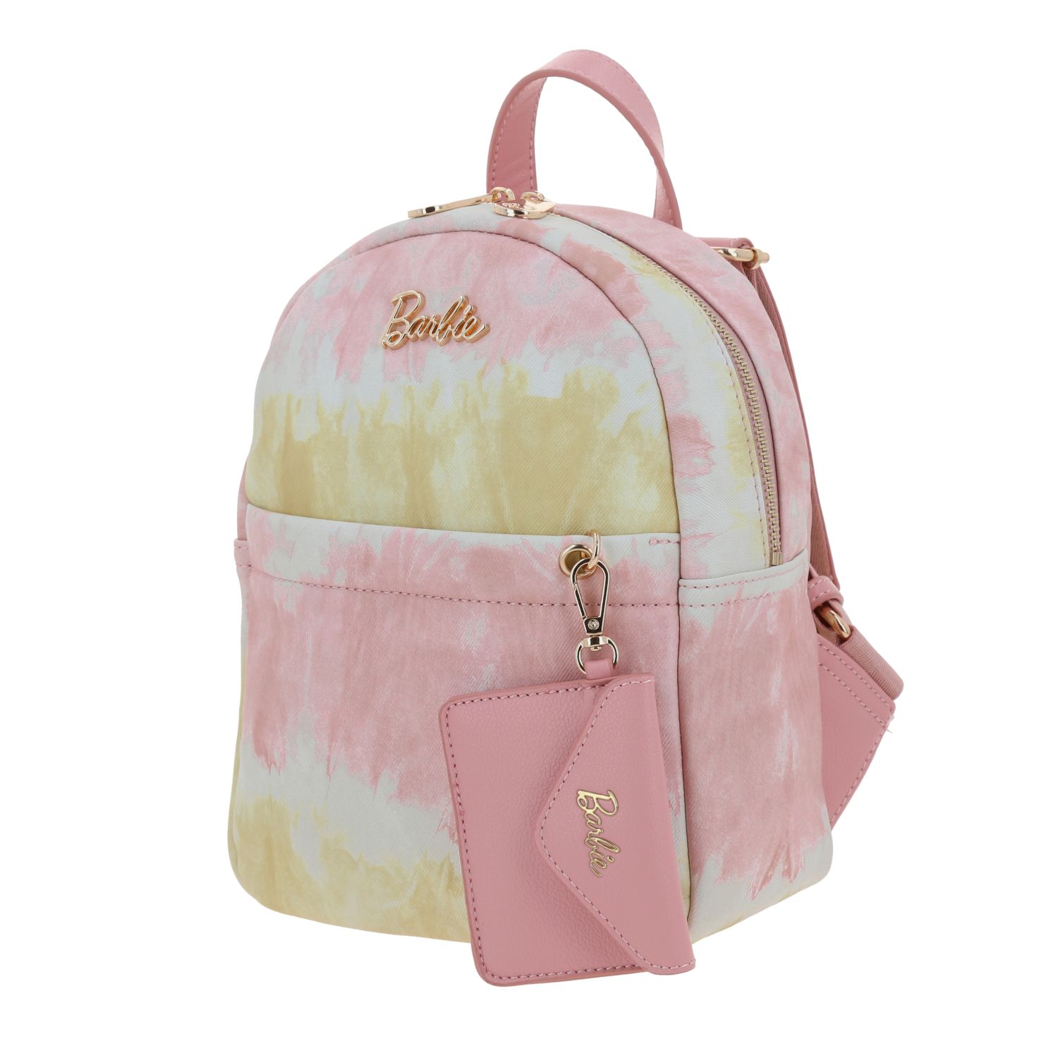 Mochila para mujer casual Barbie by Chenson color rosa con bolsillo frontal 2