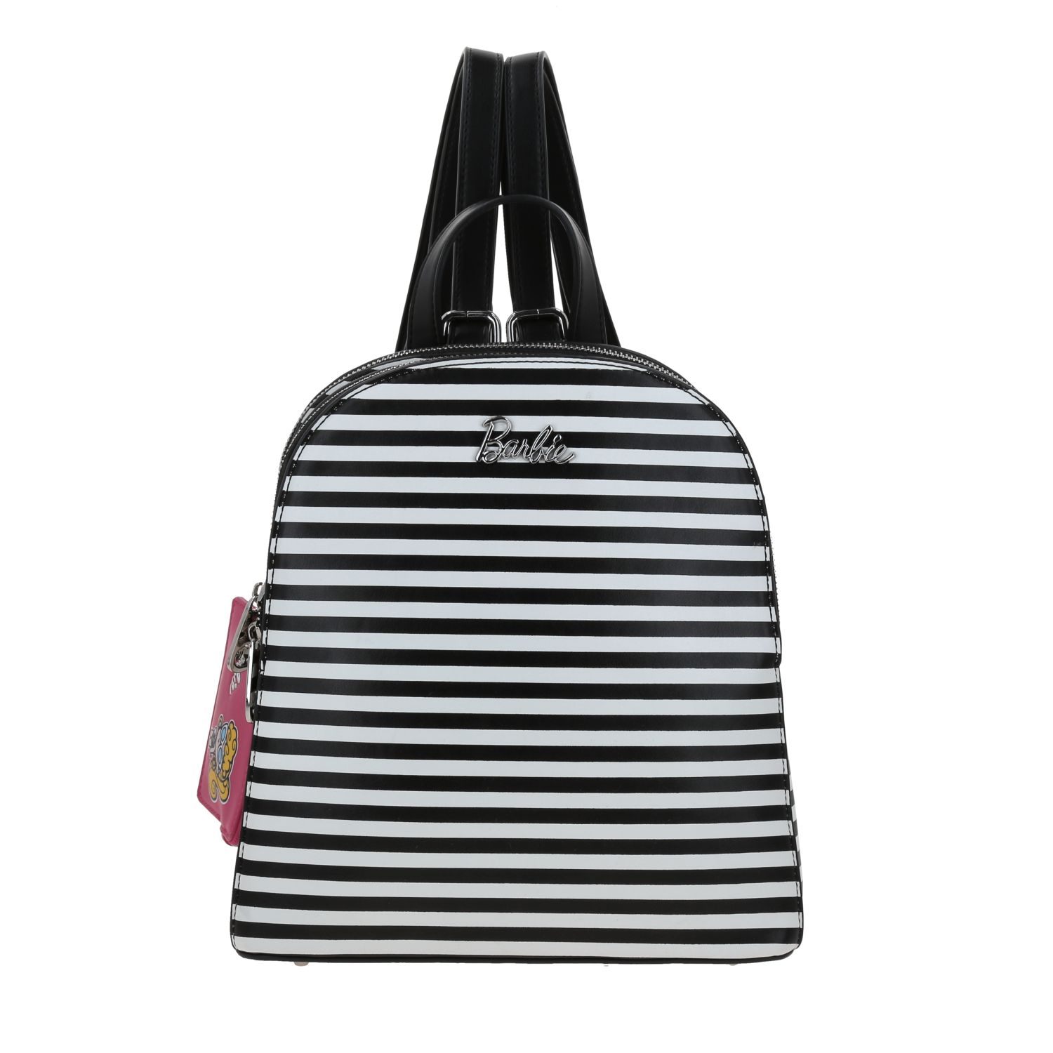 Mochila para mujer casual Barbie by Chenson negra con doble compartimento