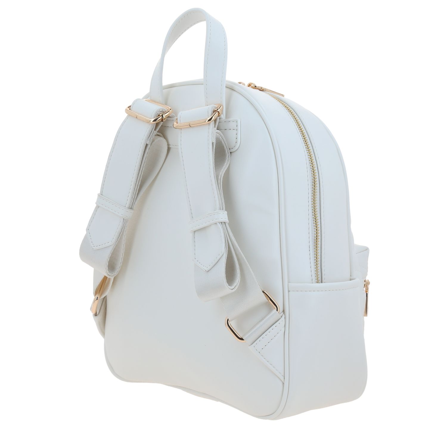 Mochila para mujer casual Gorétt by Chenson blanco con bolsillo frontal 5