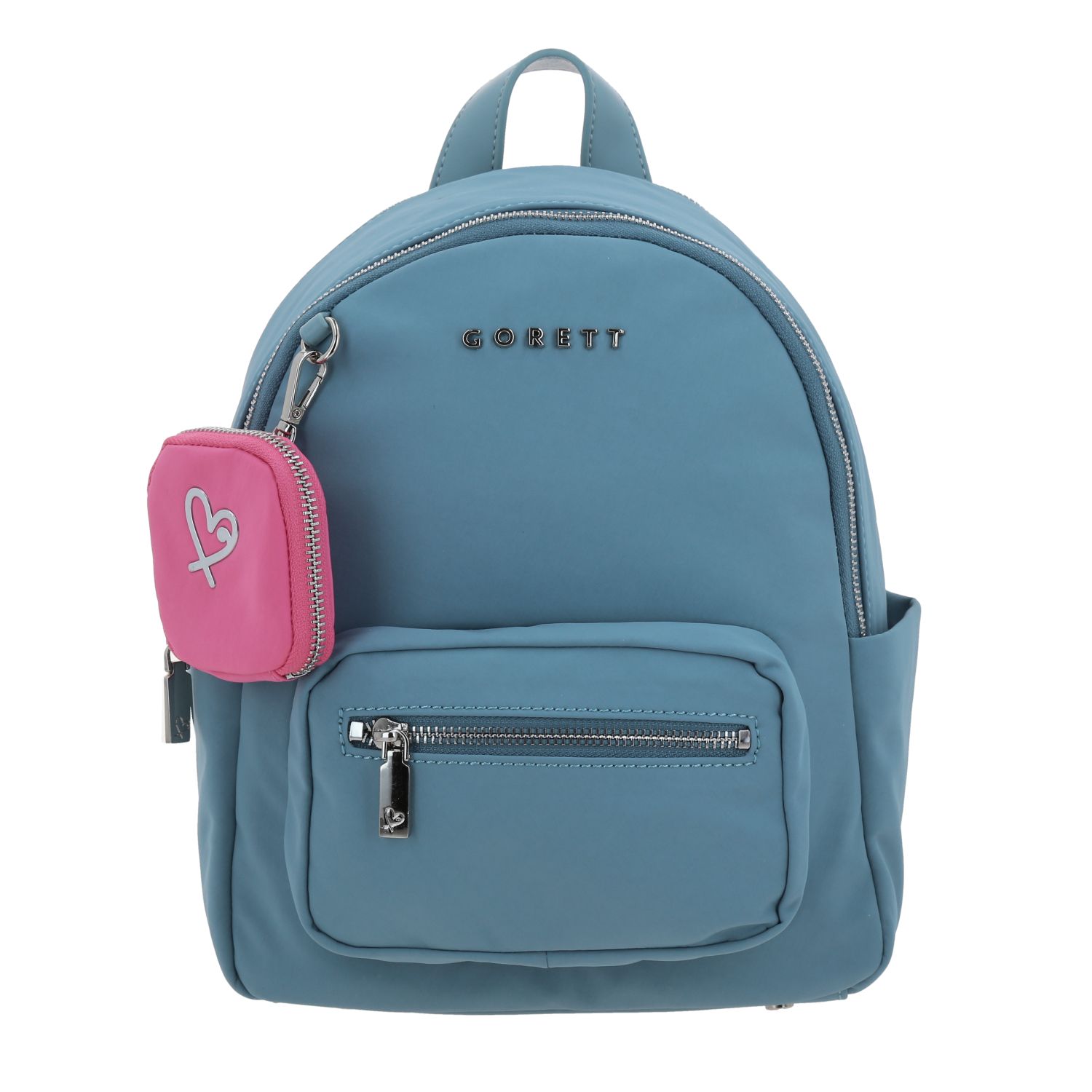 Mochila para mujer casual Gorétt by Chenson color azul con doble compartimento