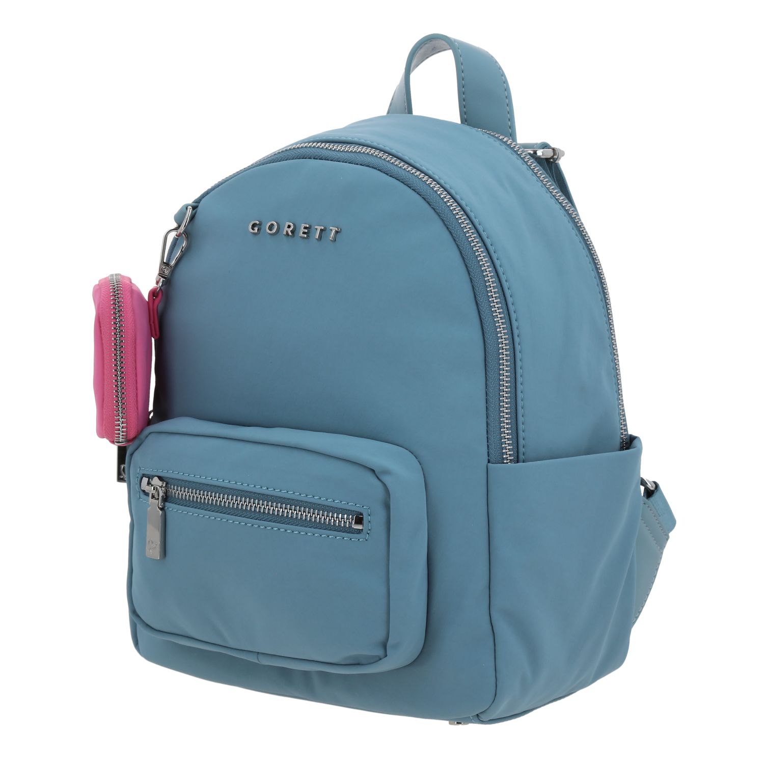 Mochila para mujer casual Gorétt by Chenson color azul con doble compartimento 2